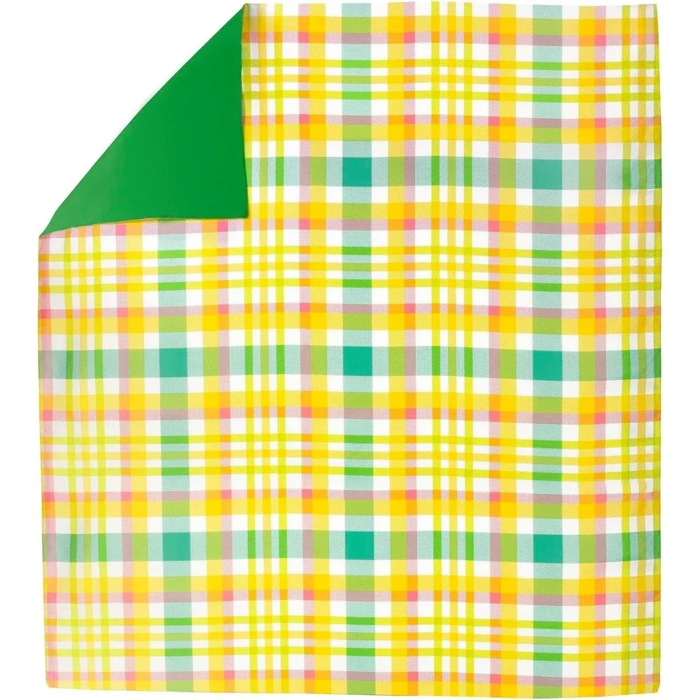 Kate Spade Garden Plaid Picnic‎ Blanket Sheet 54